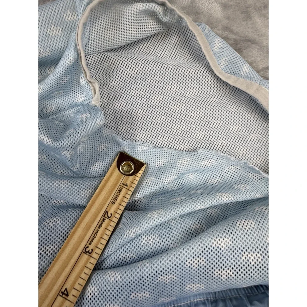 Peter Millar Shell Print Men's XL Swim Shorts Blue Drawstring Waist‎ Pockets